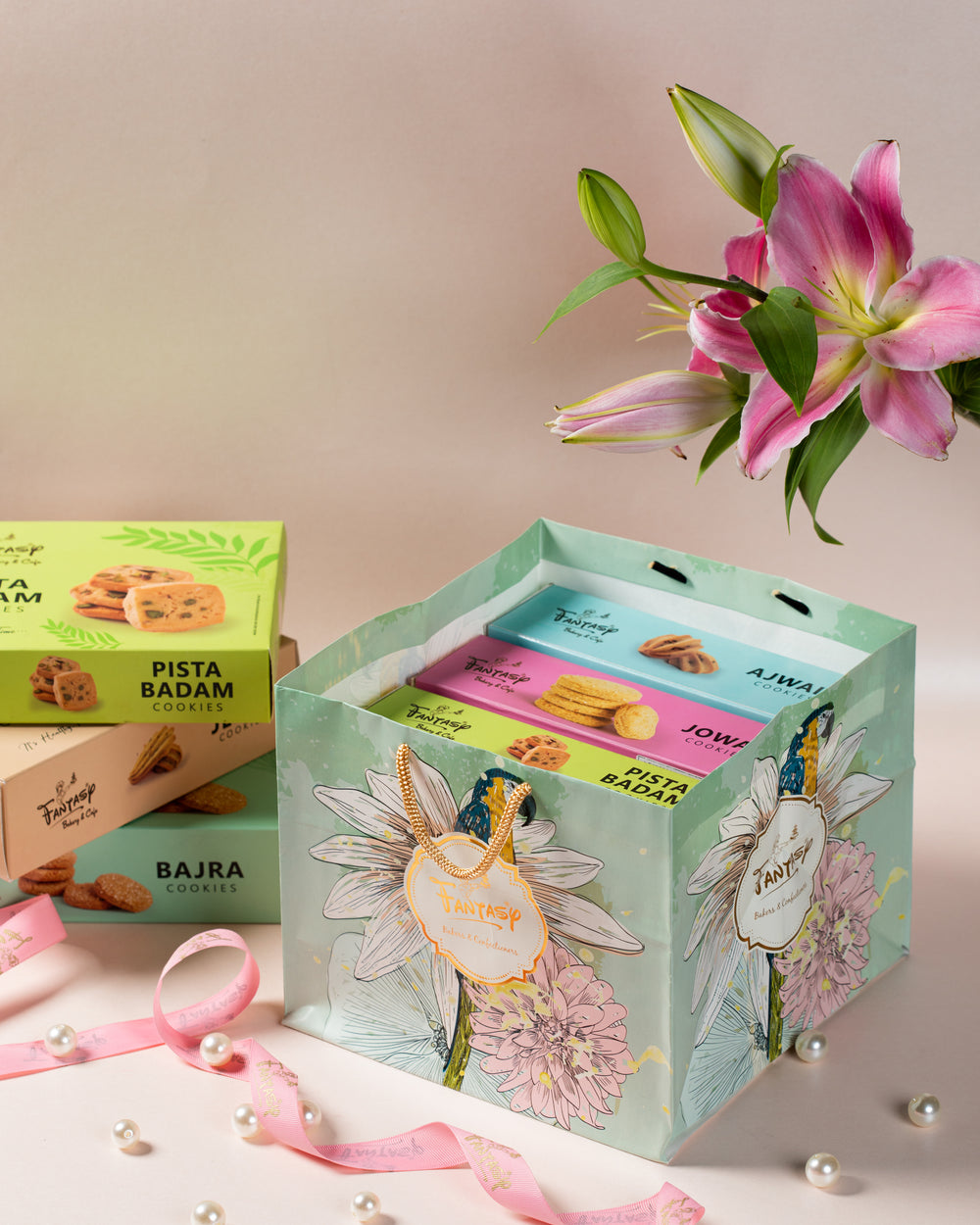 Delightful Cookie Trio Gift Hamper