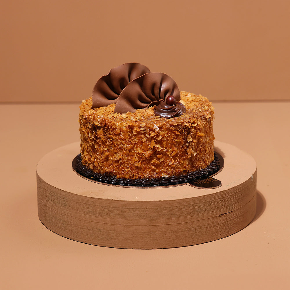 Caramel Silk Chocolate Cake