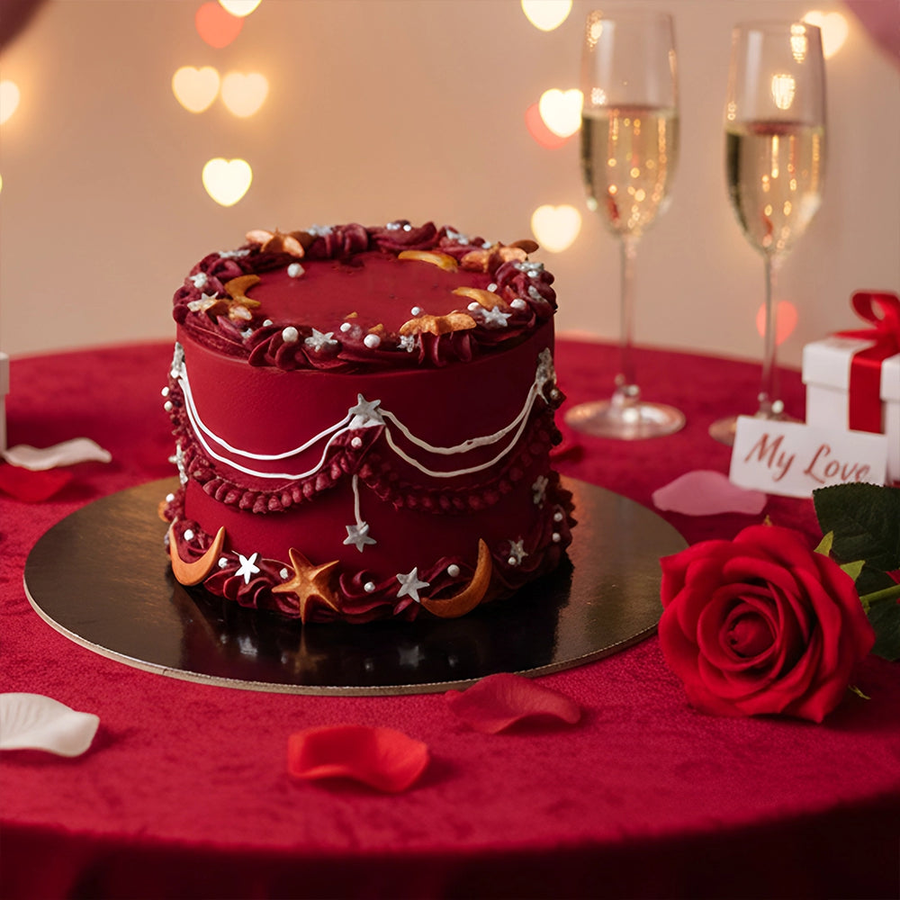 Valentine’s Stellar Belgium Chocolate Cake