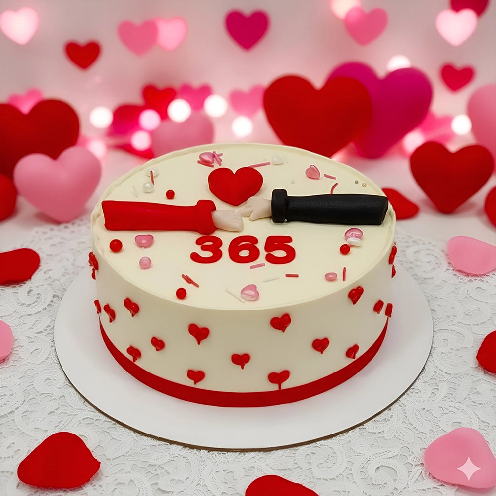 Valentine's 365 Days of Romance Cake