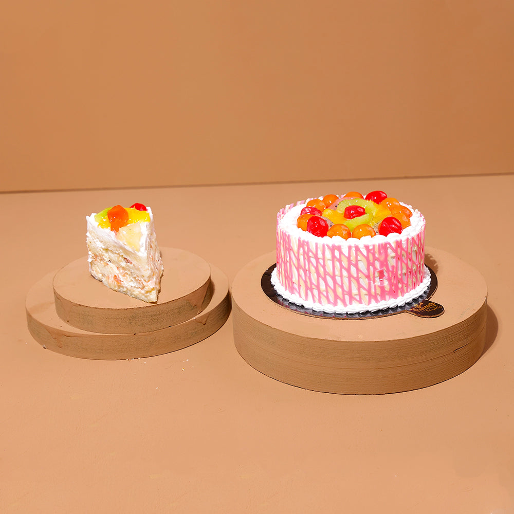 Fresh Mixed Fruit Cake