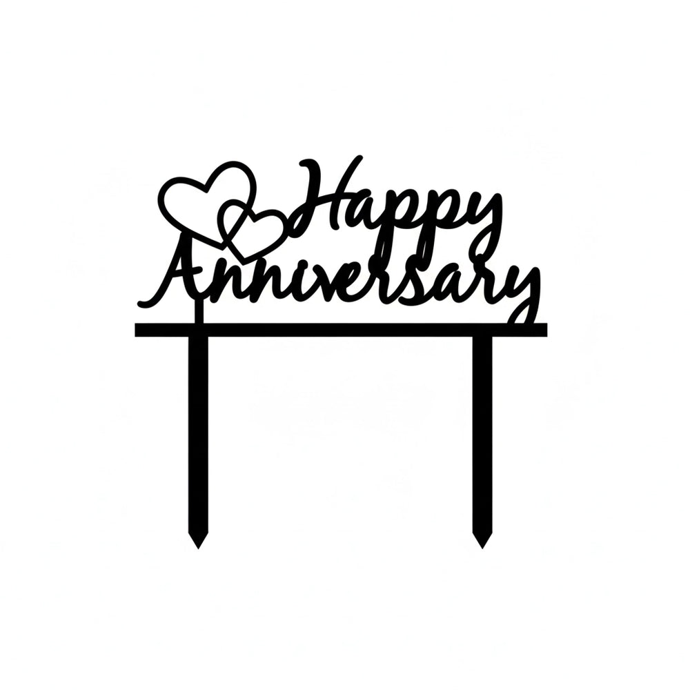 Happy Anniversary Acrylic Topper