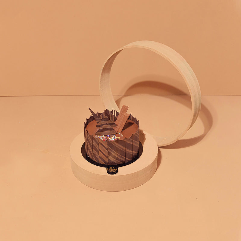 Kit Kat Chocolate Cake side view - Fantasy Bakery