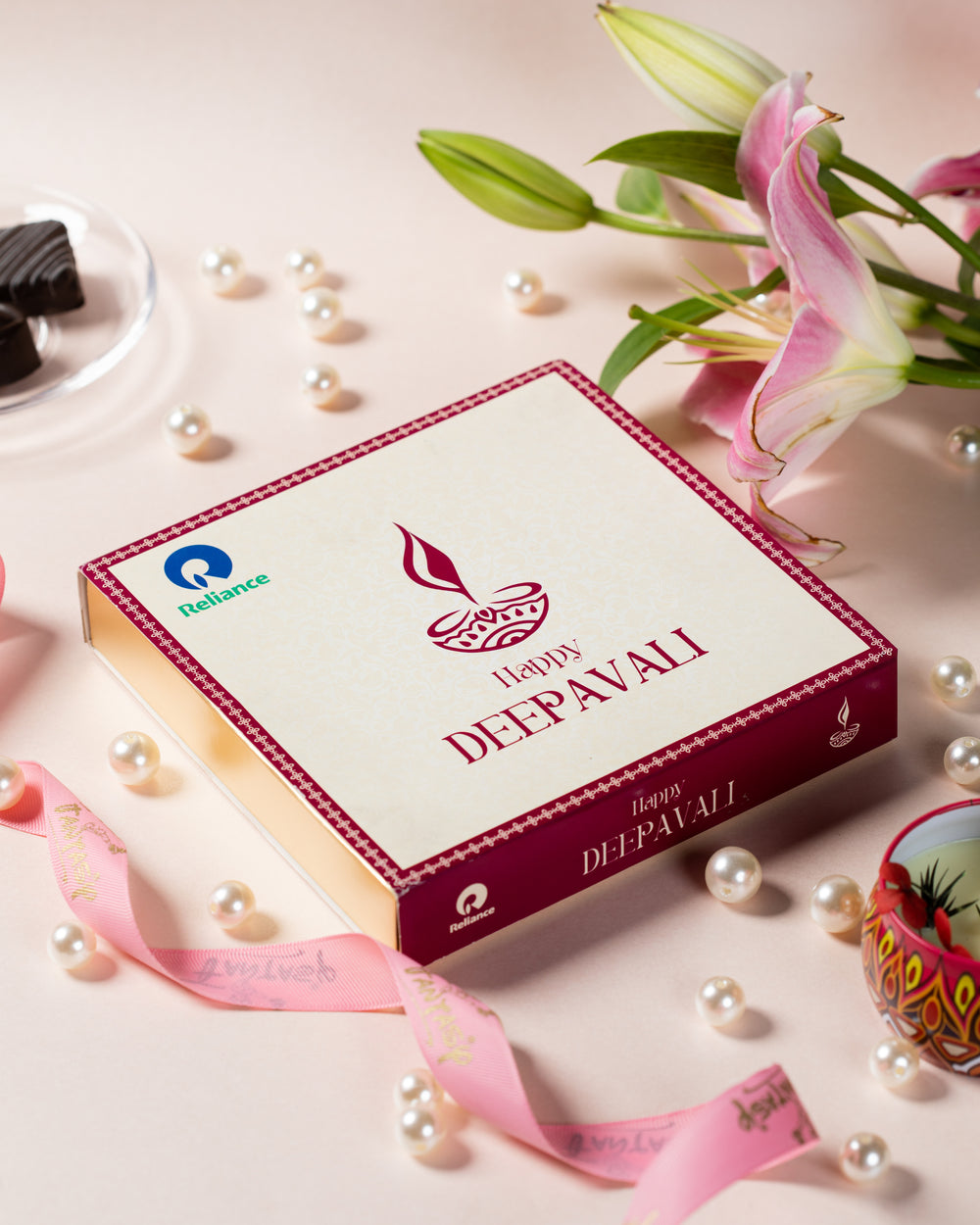 Diwali Sweet Treats Gift Box for Celebration and Gifting