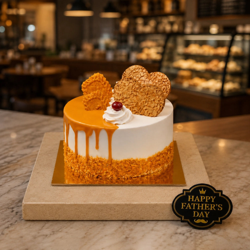 Father's Day Biscoff Chocolate Cake