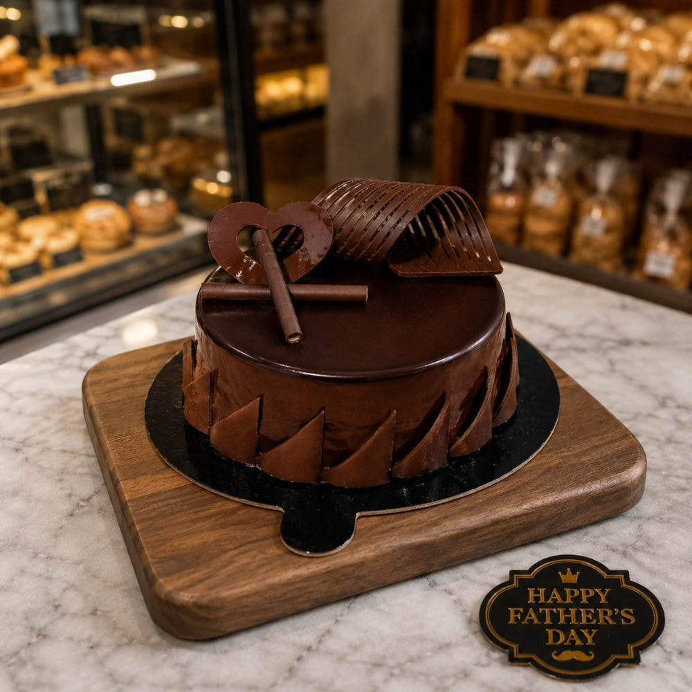 Father's Day Chocolate Truffle Cake
