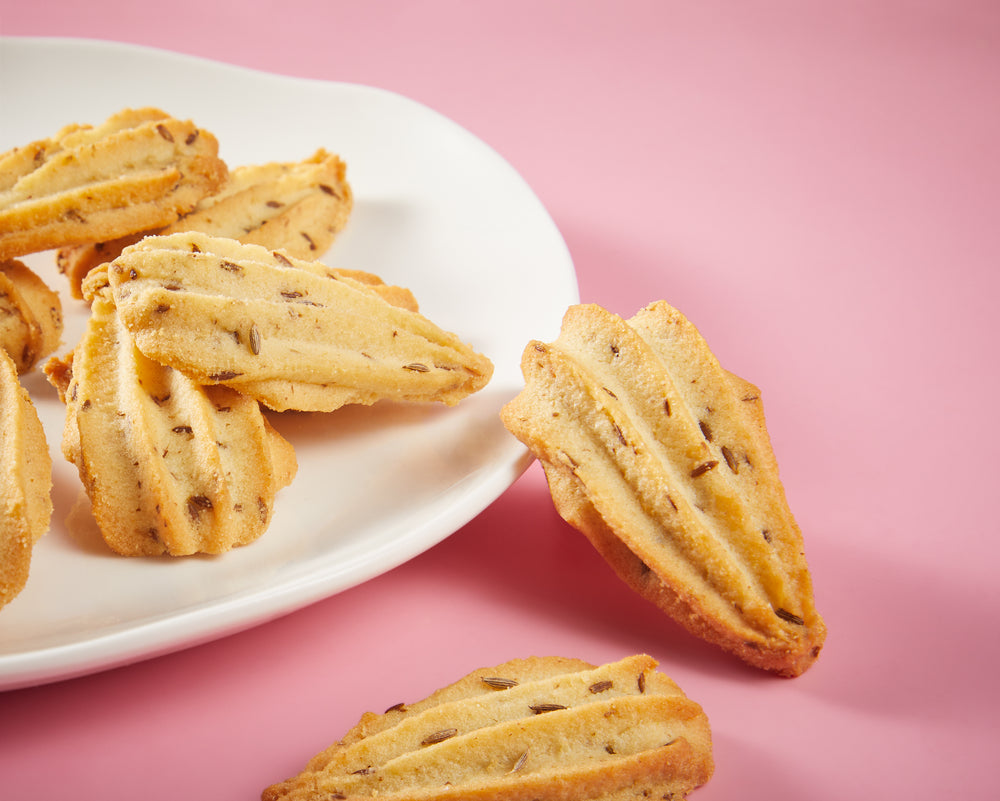 Ajwain Cookies with a Distinctive Savoury Taste