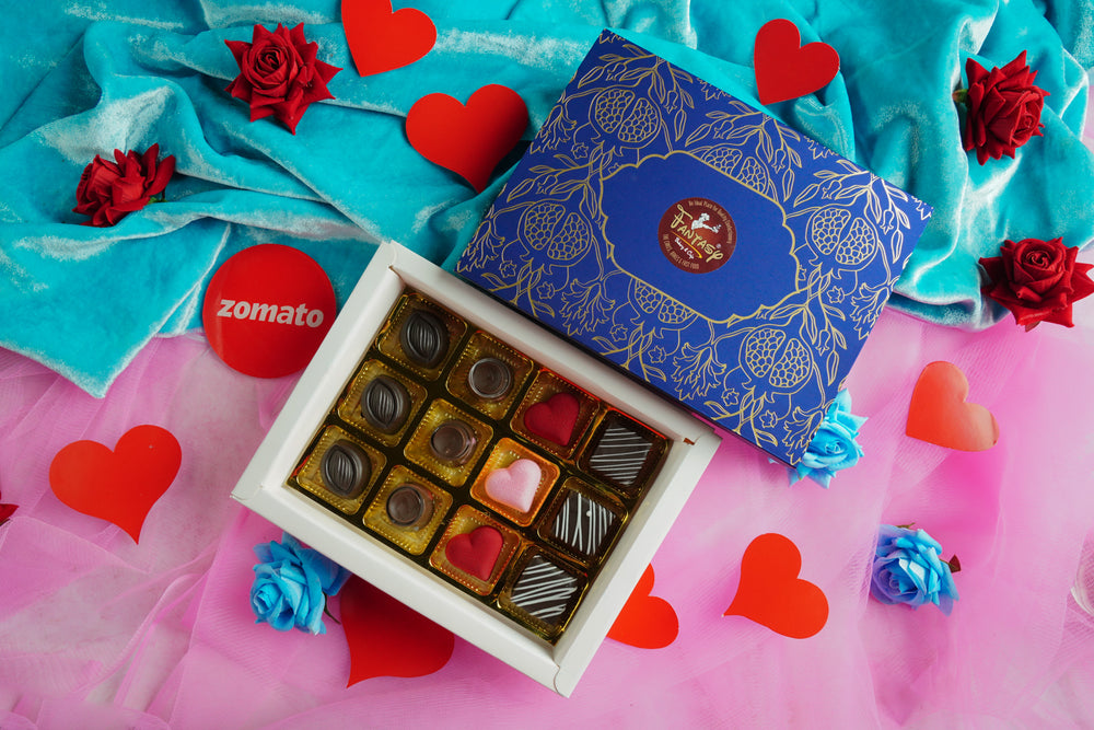 Assorted Chocolate Gift Box with 12 Chocolates